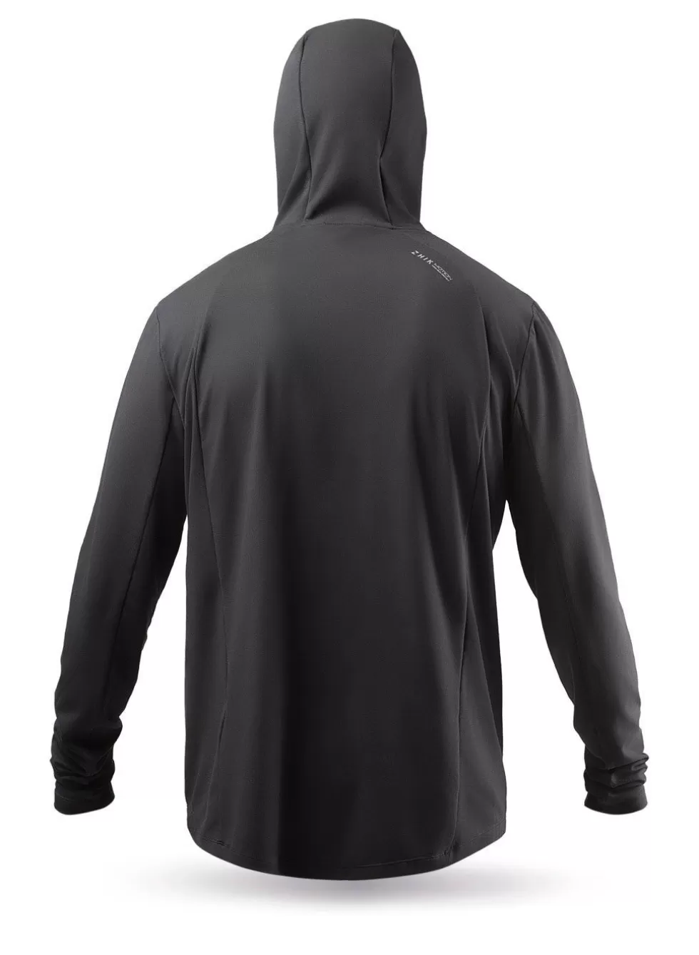 Cheap Mens Black motion Hooded Top Men Sun Protection Tops