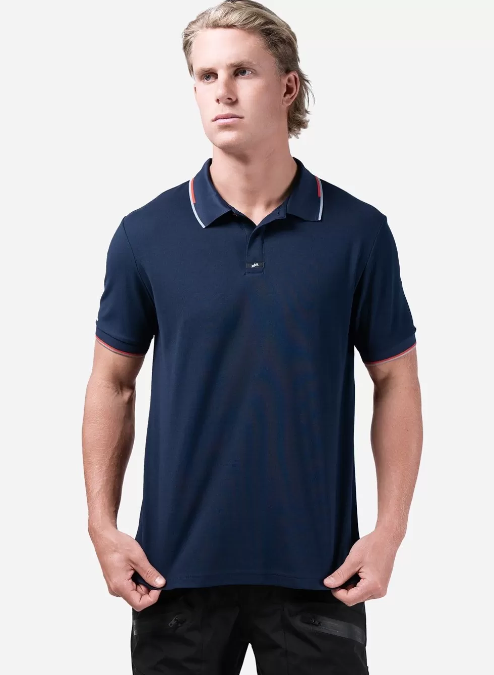 Best Sale Mens Elite Polo - Navy Men Sun Protection Tops