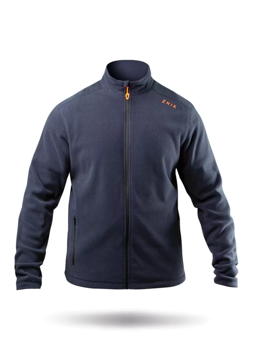 Best Sale Mens Navy Full Zip Fleece Jacket Men Midlayers