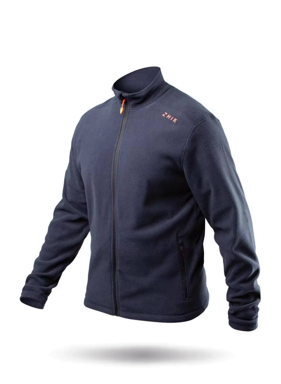 Hot Mens Navy Full Zip Fleece Jacket Men Fleece