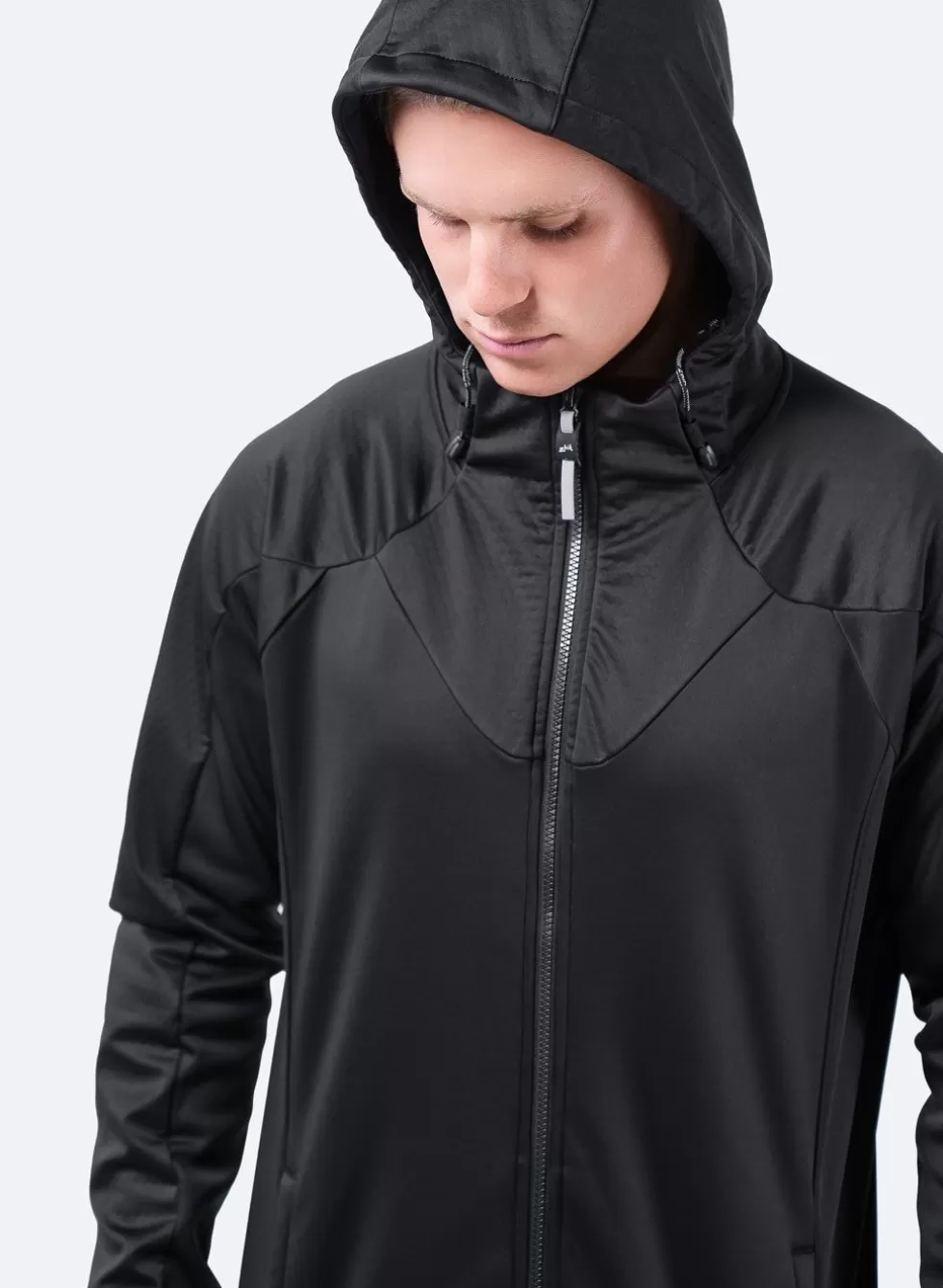 Shop Mens Tech Hoodie - Black Men Jackets