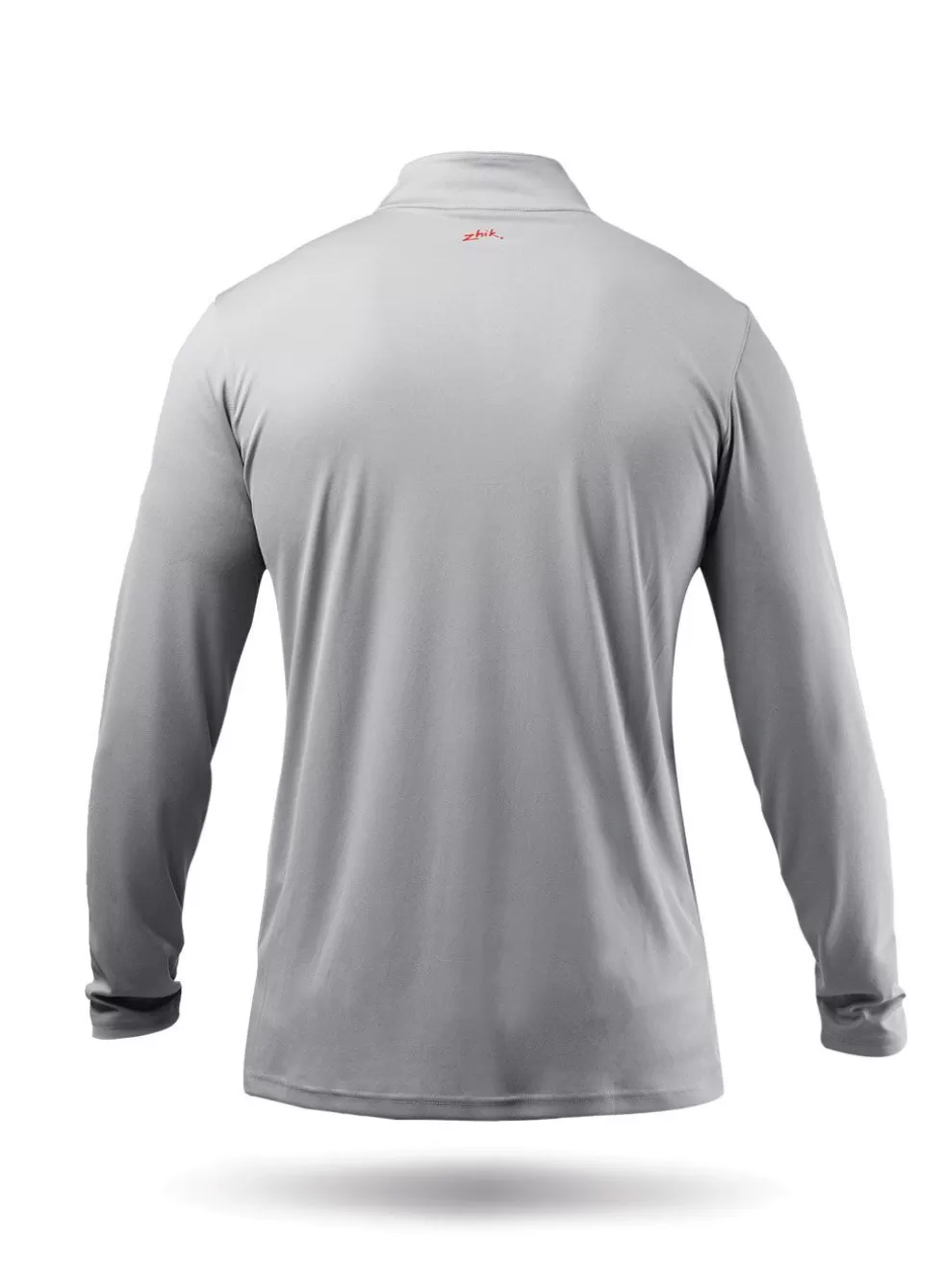 Best Mens Uvactive High Collar 1/4 Zip Top - Grey Men Sun Protection Tops