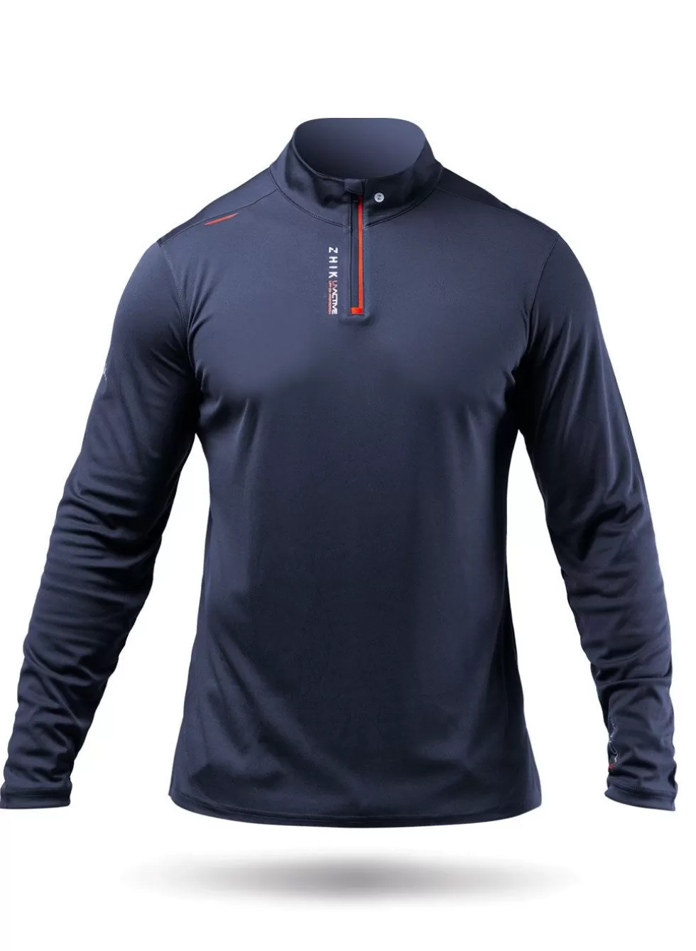 Cheap Mens Uvactive High Collar 1/4 Zip Top - Navy Men Sun Protection Tops