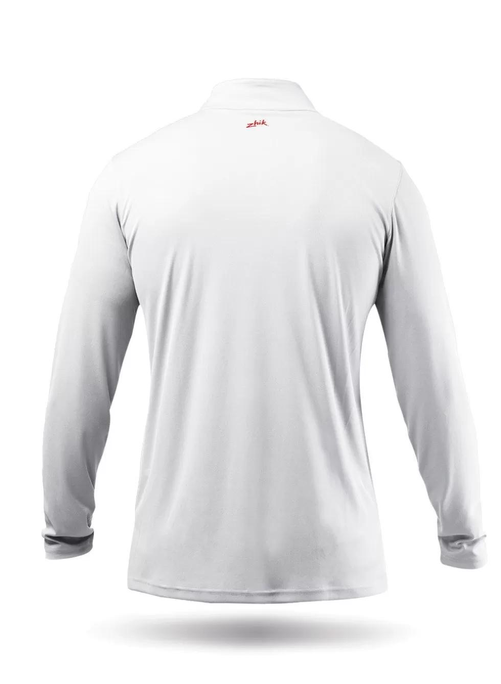 Hot Mens Uvactive High Collar 1/4 Zip Top - White Men Sun Protection Tops