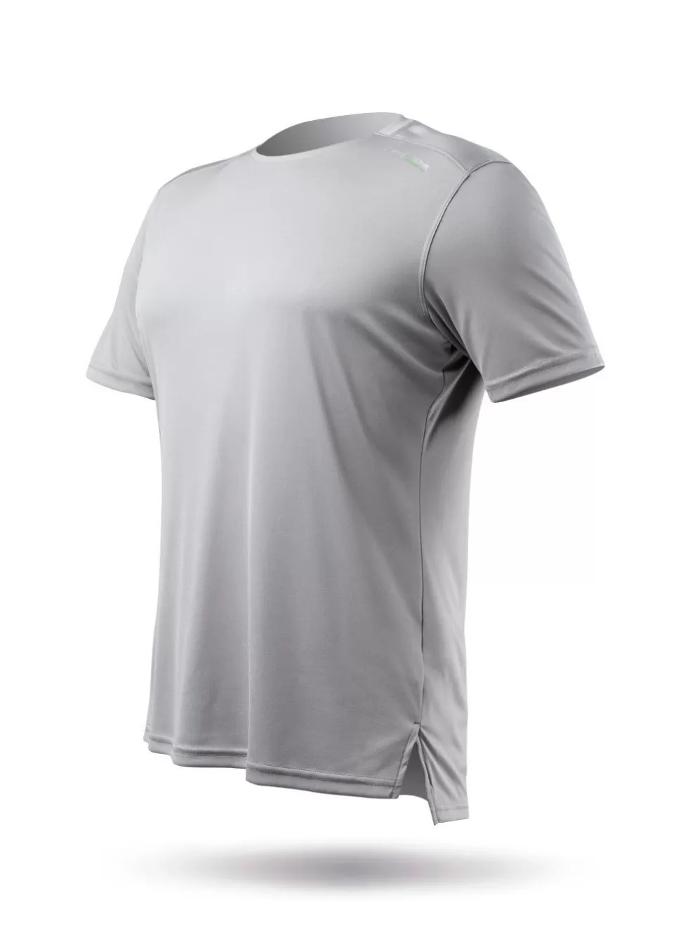 New Mens Uvactive Short Sleeve Top - Grey Men Wicking Uv Tops