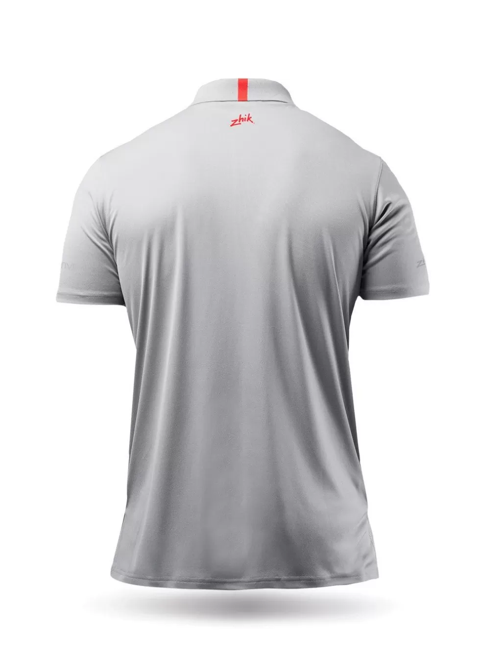 Cheap Mens Uvactive Zip Sports Polo - Grey Men Sun Protection Tops