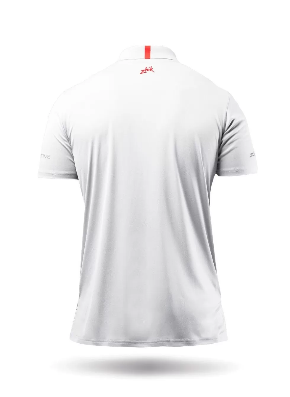 Shop Mens Uvactive Zip Sports Polo - White Men Wicking Uv Tops