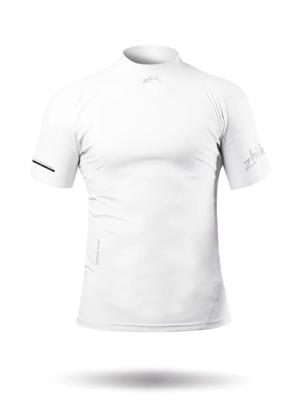 Best Mens White Eco Spandex Short Sleeve Top Men Hot Conditions