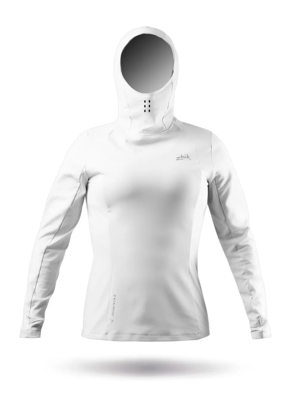 Sale Womens Platinum motion Hooded Top Women Sun Protection Tops