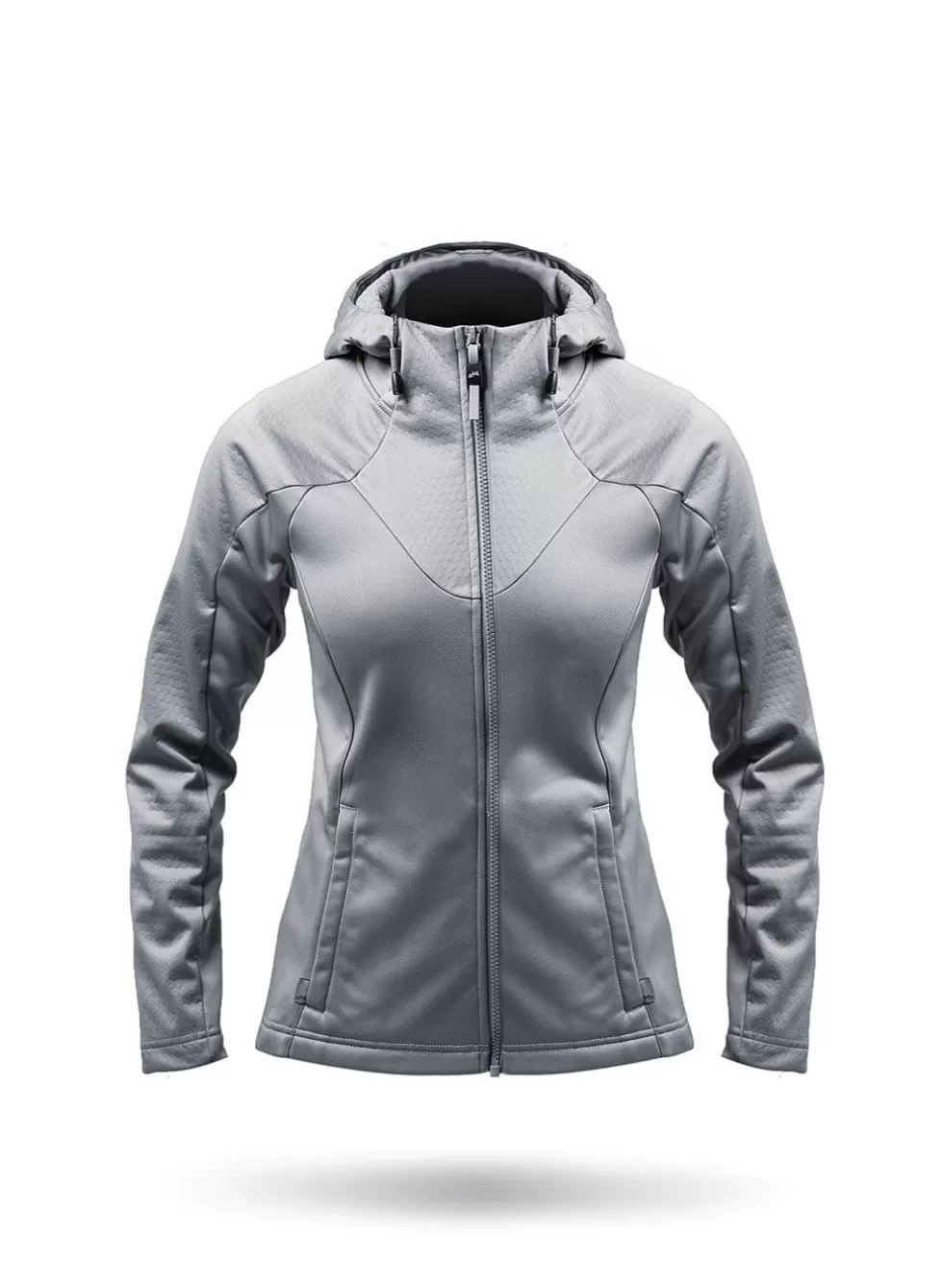 Best Sale Womens Tech Hoodie - Platinum Women Fleece