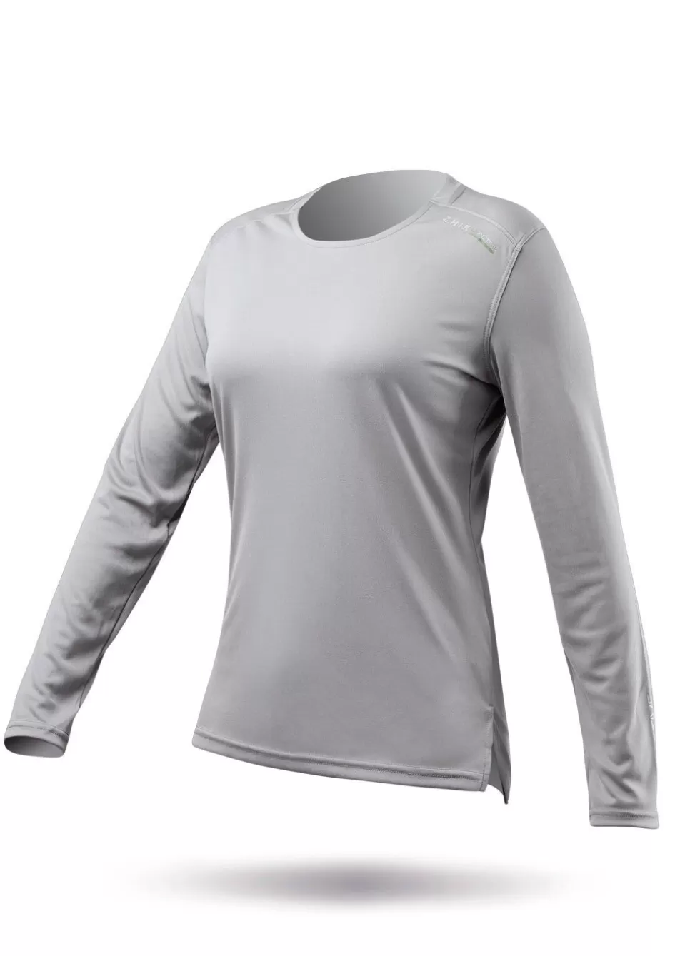 Outlet Womens Uvactive Long Sleeve Top - Grey Women Wicking Uv Tops