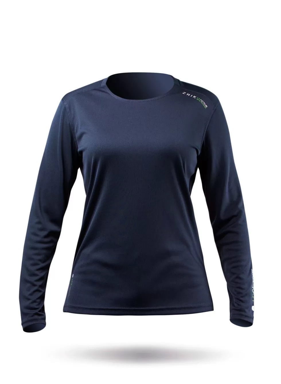 Shop Womens Uvactive Long Sleeve Top - Navy Women Wicking Uv Tops