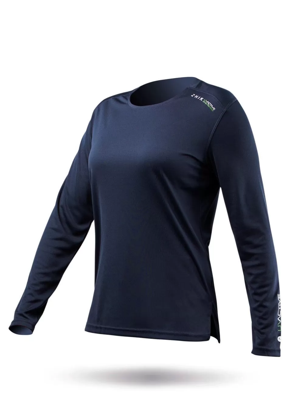 Shop Womens Uvactive Long Sleeve Top - Navy Women Wicking Uv Tops