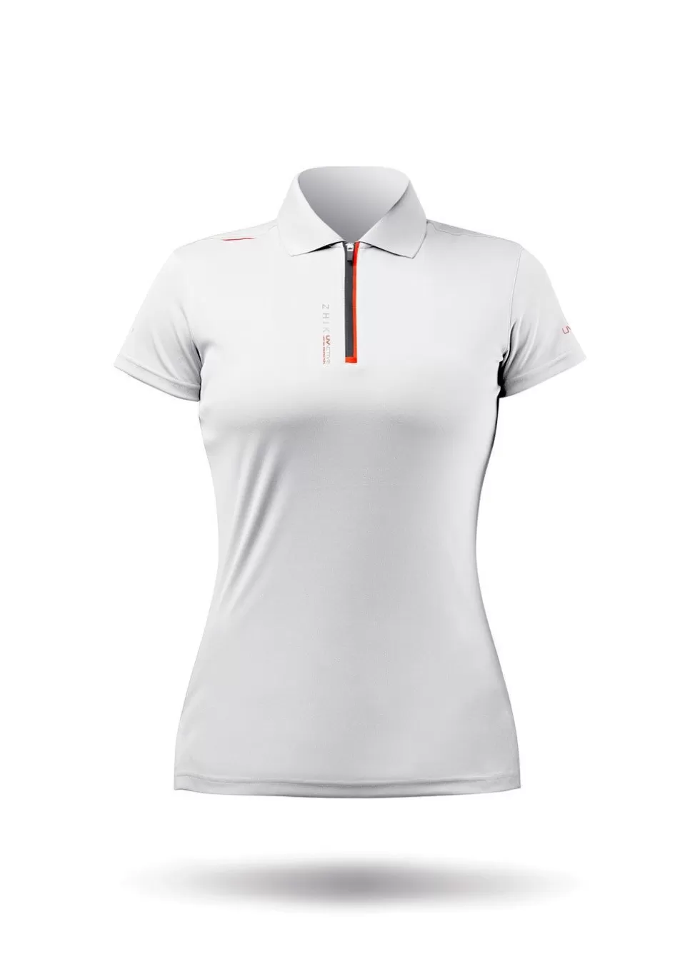 Best Womens Uvactive Zip Sports Polo - White Women Wicking Uv Tops