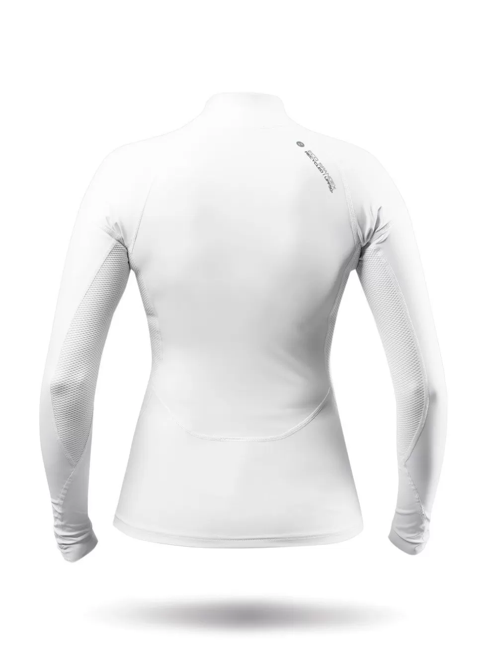 Outlet Womens White Eco Spandex Long Sleeve Top Women Hot Conditions